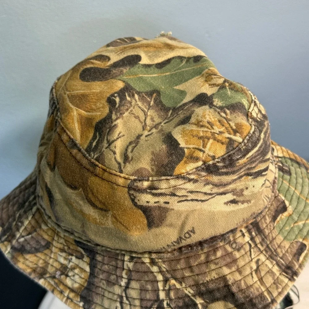 Vintage Advantage Camo GORE-TEX Bucket Hat Kids Woodland Camouflage‎ Waterproof